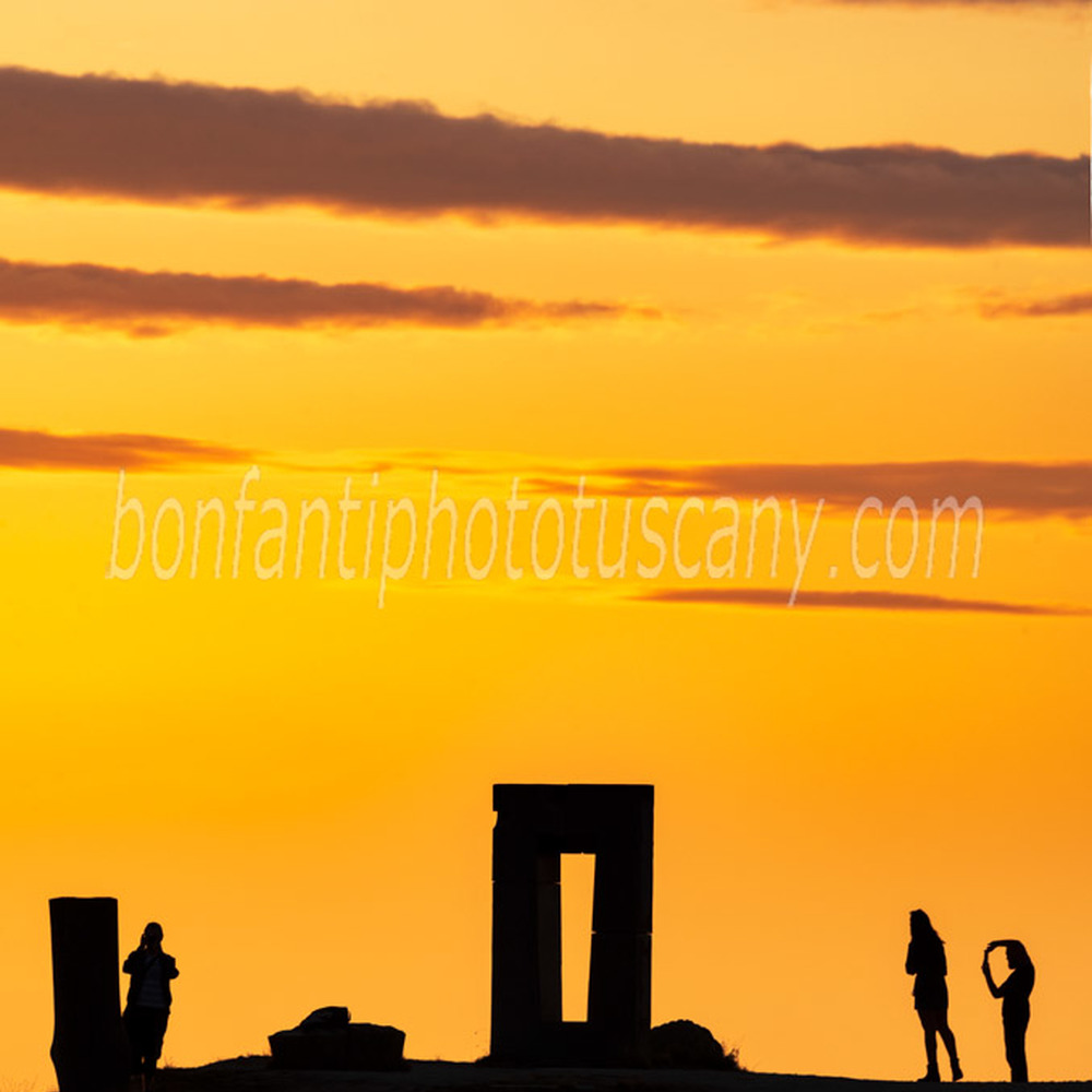 crete senesi landscape #72 site transitoire at sunset