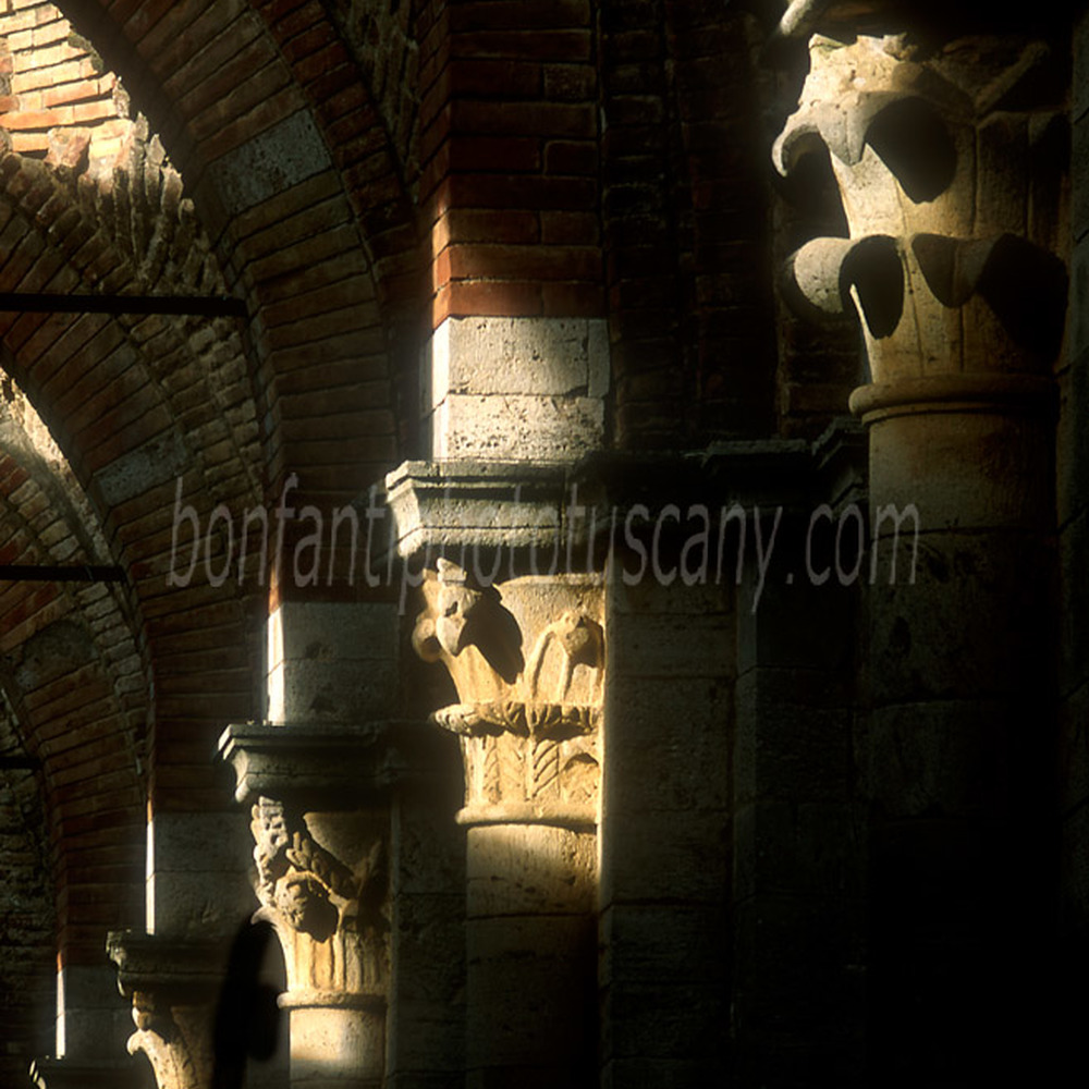 san galgano abbey - capitals in chiaroscuro.jpg