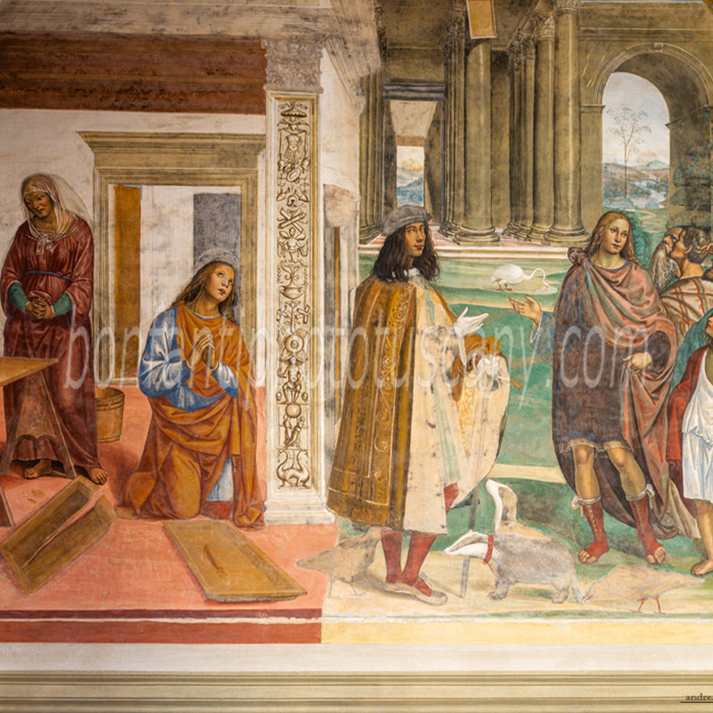 monte oliveto maggiore abbey - great closter (frescoes) #10.jpg