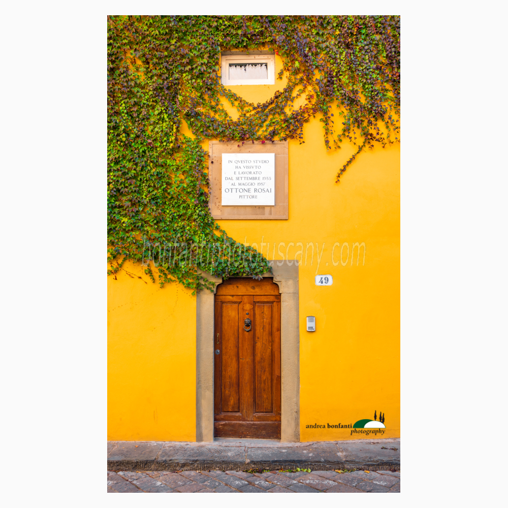l’ingresso della casa studio che fu di ottone rosai al numero 49 di via san leonardo.jpg l’ingresso della casa studio che fu di ottone rosai al numero 49 di via san leonardo.jpg