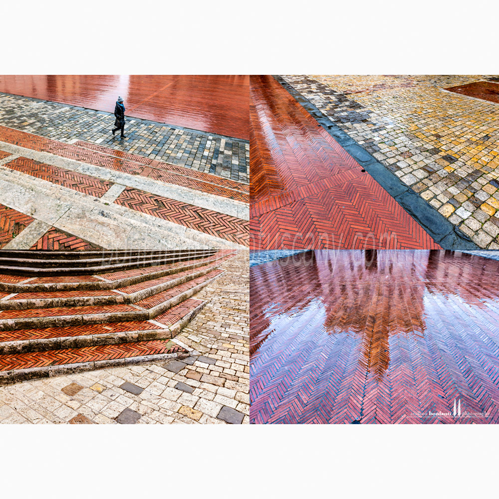 pavimentazione di piazza grande - montepulciano
