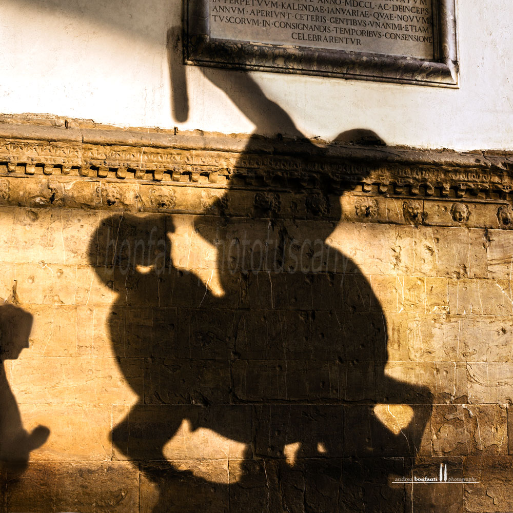 ombra di Ercole e Nesso in piazza Signoria a Firenze