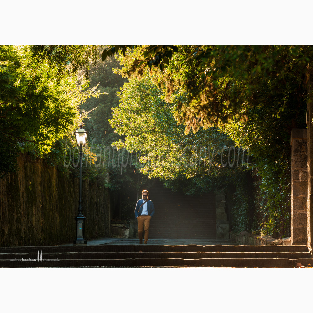 scalinata di san salvatore al monte - Firenze