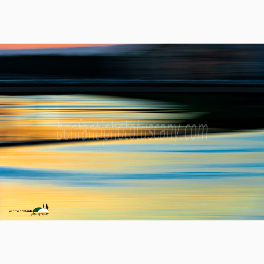 an abstract picture of the river arno at sunset #2.jpg