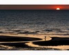 st.idesbald north sea - walking on low tide at sunset.jpg